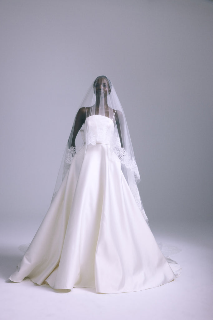Product Lace Edge Veil with Blusher Image