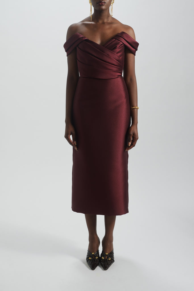 Product Off-the-Shoulder Cocktail Dress Image