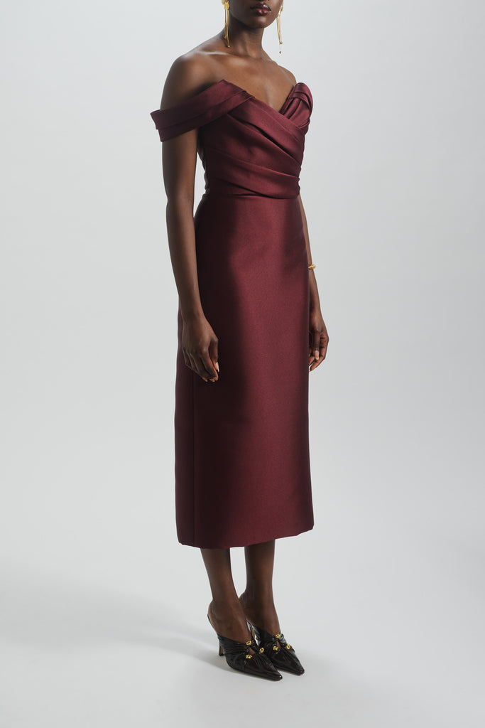 Product Off-the-Shoulder Cocktail Dress Image