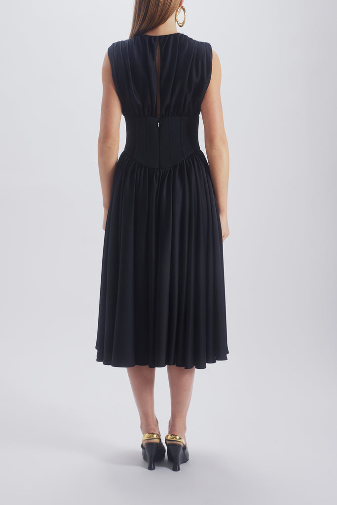 Product Drop Waist Corset Dress Image