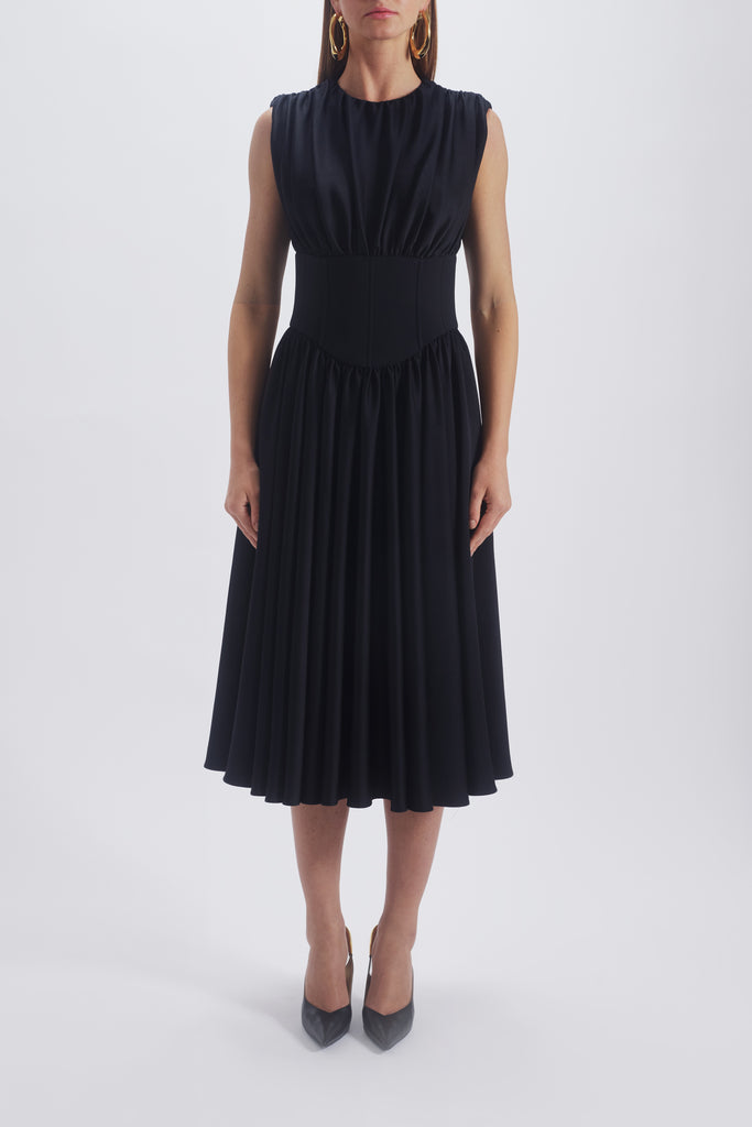 Product Drop Waist Corset Dress Image