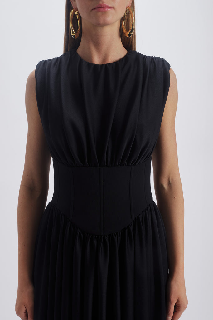 Product Drop Waist Corset Dress Image