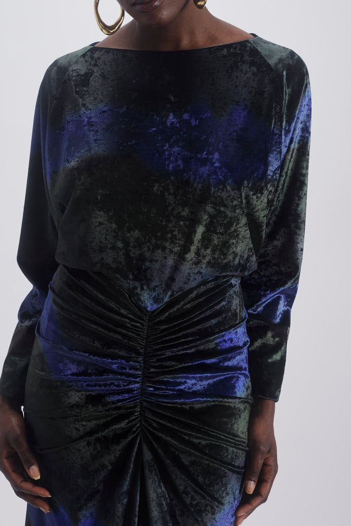 Product Ombré Velvet Gown Image