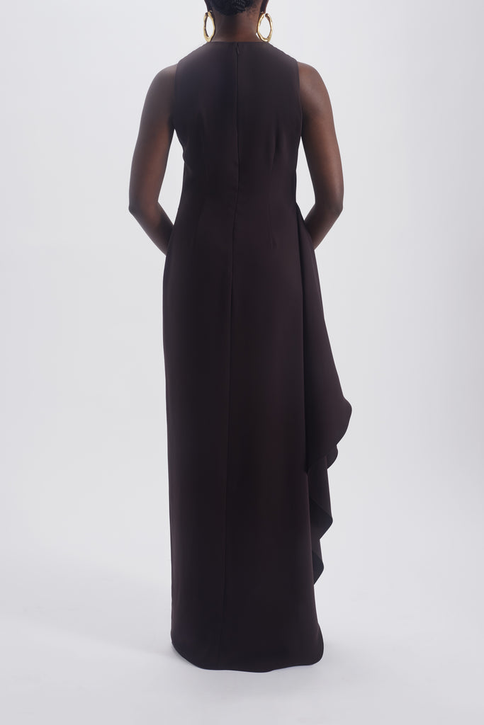 Product Jewel Neck Drape Dress Image