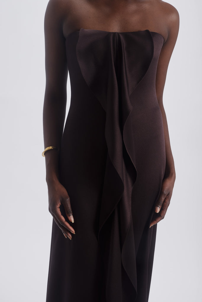 Product Strapless Cascade Dress Image