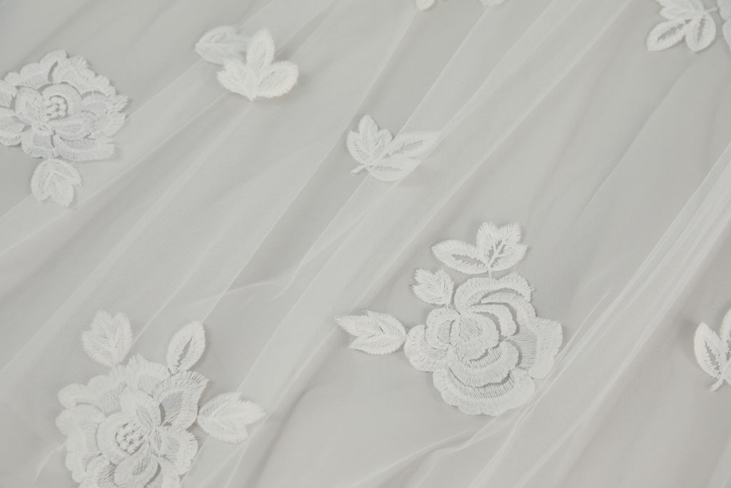 Product Petal Lace Cathedral Length Veil Image