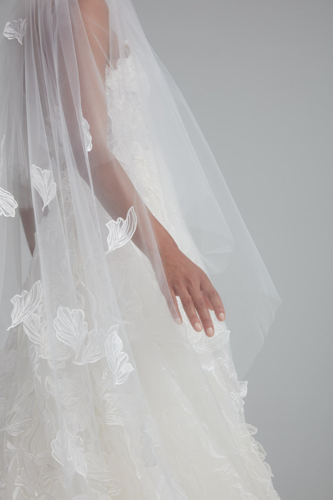 Product 3D leaf cathedral veil Image