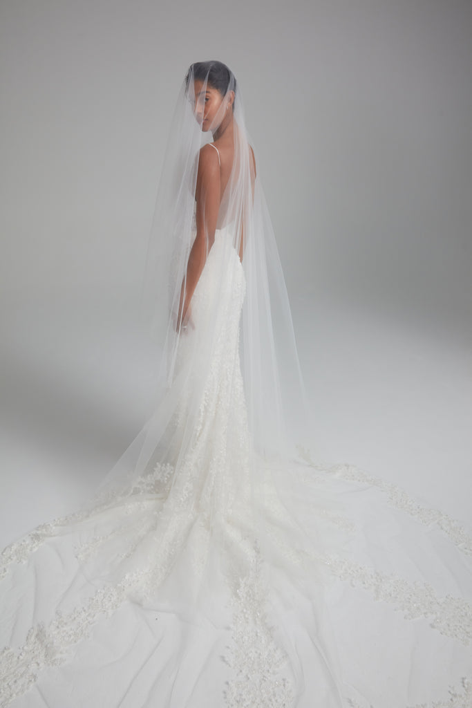 Product Embellished Cathedral Veil Image