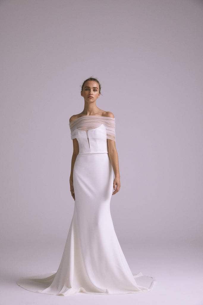 Product Ruched Tulle Wrap Image