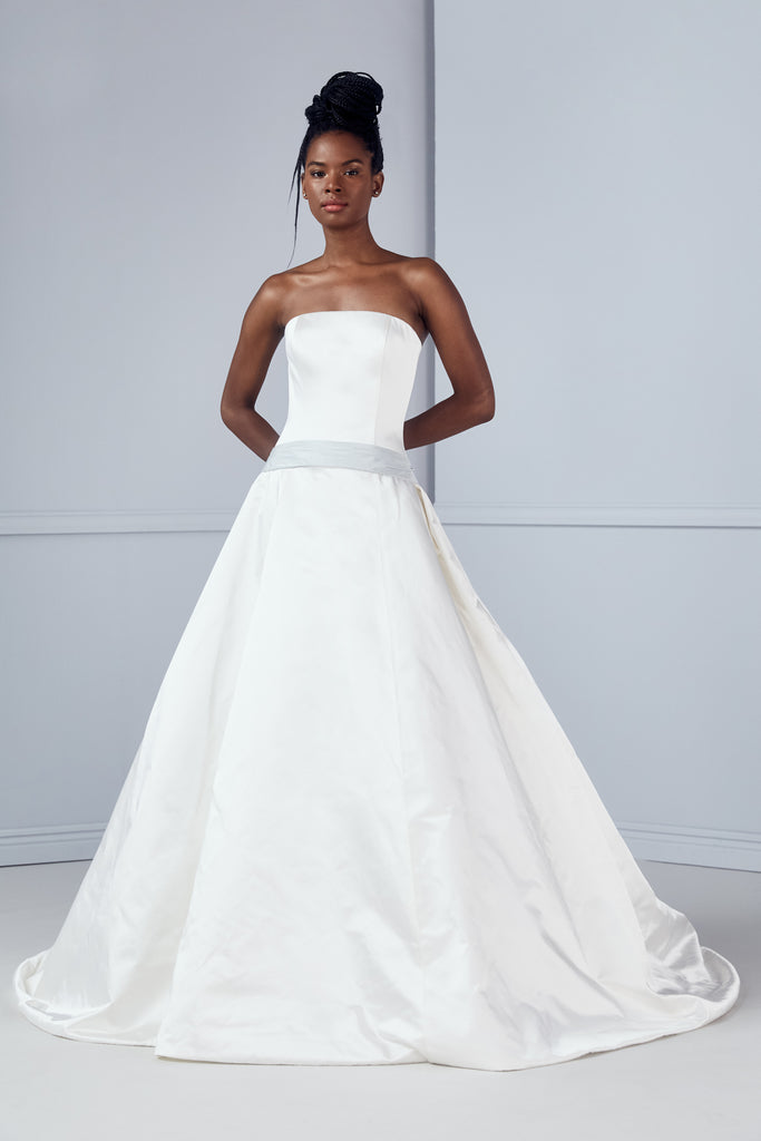 Product Blue Sash - Amsale Archive Image