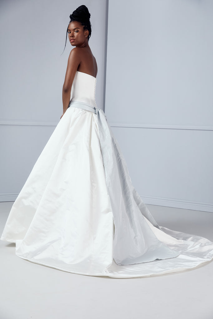Product Blue Sash - Amsale Archive Image