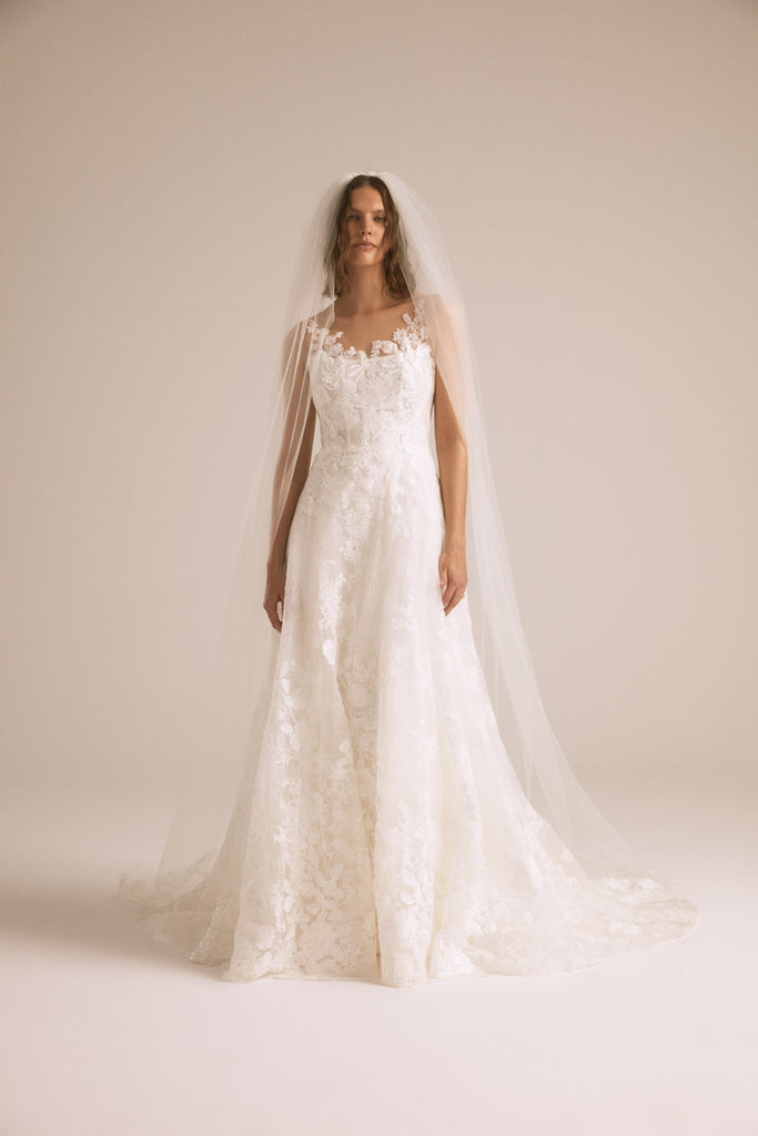 Product Lace Border Veil Image