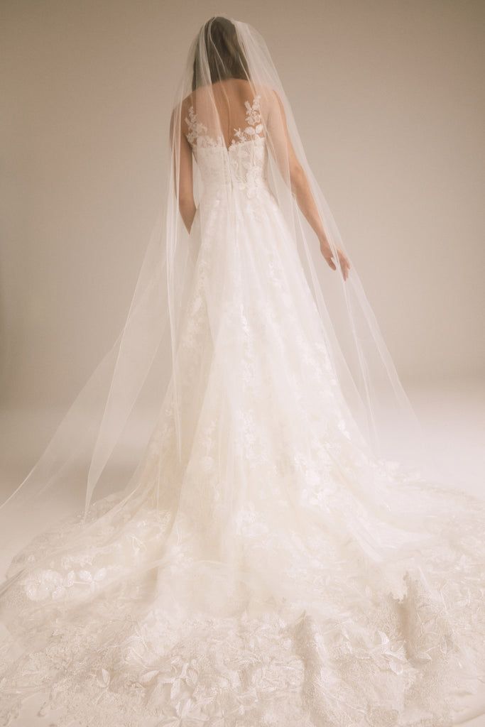 Product Lace Border Veil Image