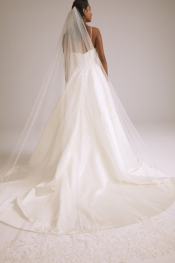 Product Floral Embellished Veil Image