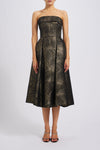 P733 - Black-Gold, dress by color from Collection Evening by Amsale