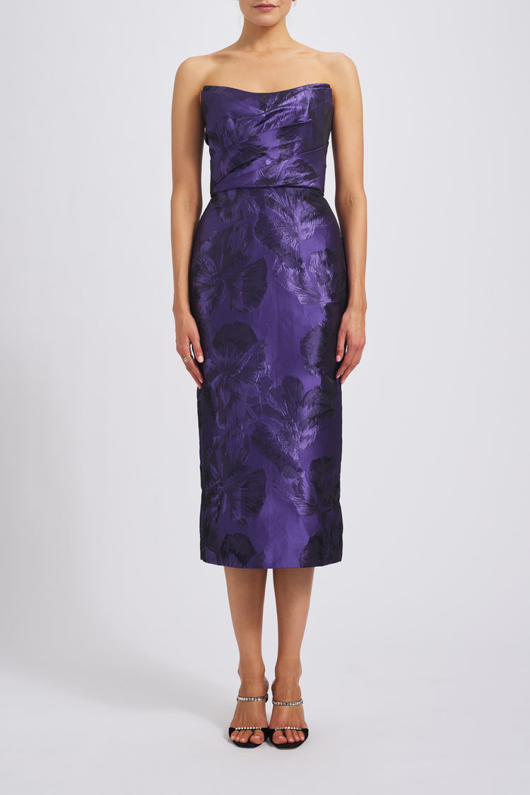 P739 - Purple-black, dress by color from Collection Evening by Amsale