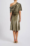 P735 - Black-Gold, dress by color from Collection Evening by Amsale