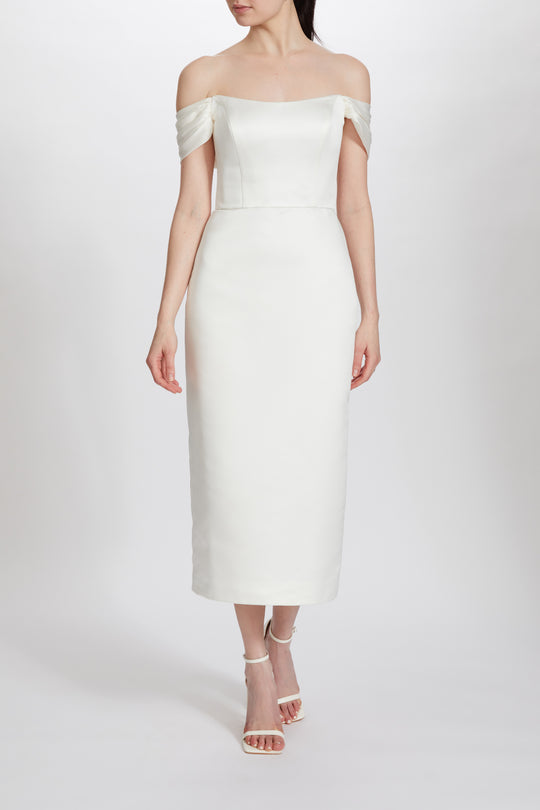 LW230, $795, dress from Collection Little White Dress by Amsale, Fabric: duchess-satin