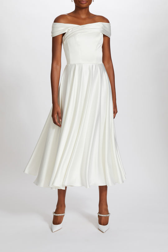 LW234, $550, dress from Collection Little White Dress by Amsale, Fabric: fluid-satin