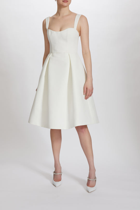 LW235 - Silk-White, $550, dress by color from Collection Little White Dress by Amsale