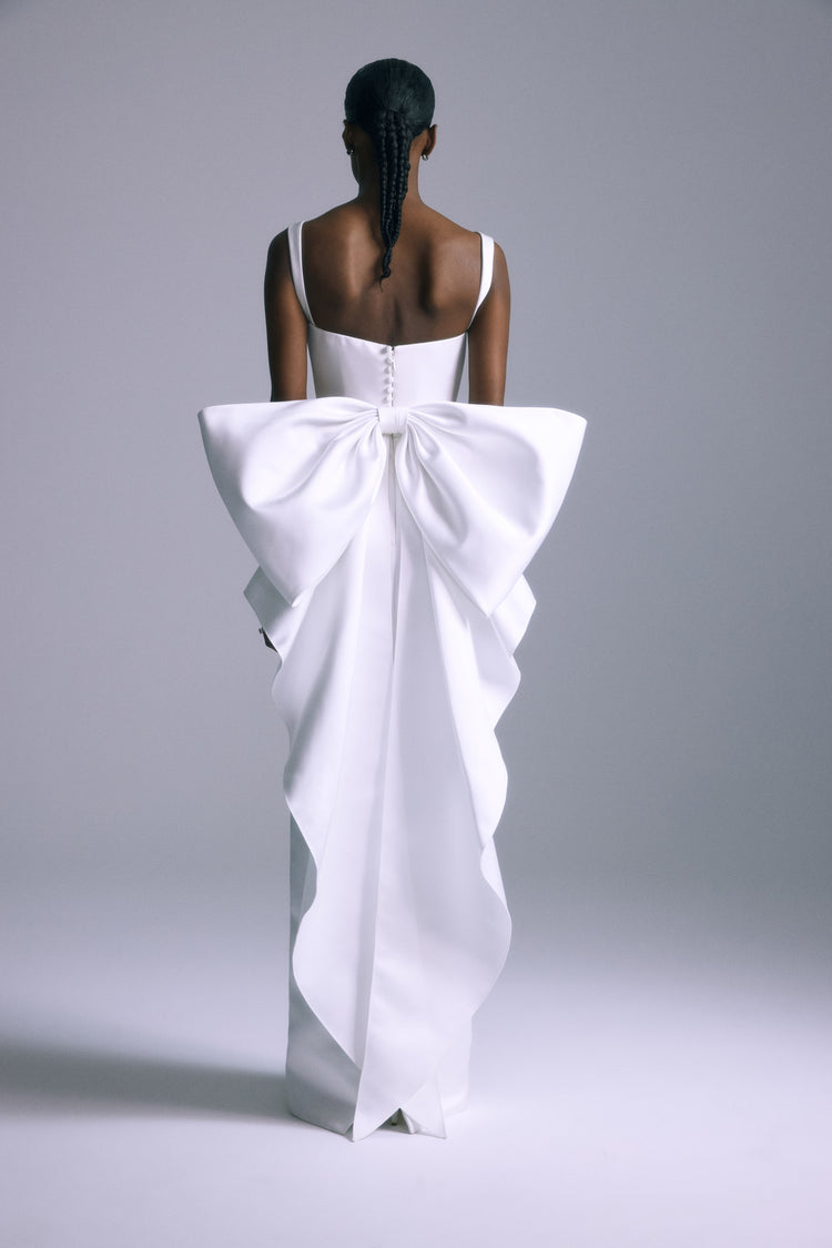 Anderson, dress from Collection Bridal by Amsale, Fabric: italian-double-duchess-satin