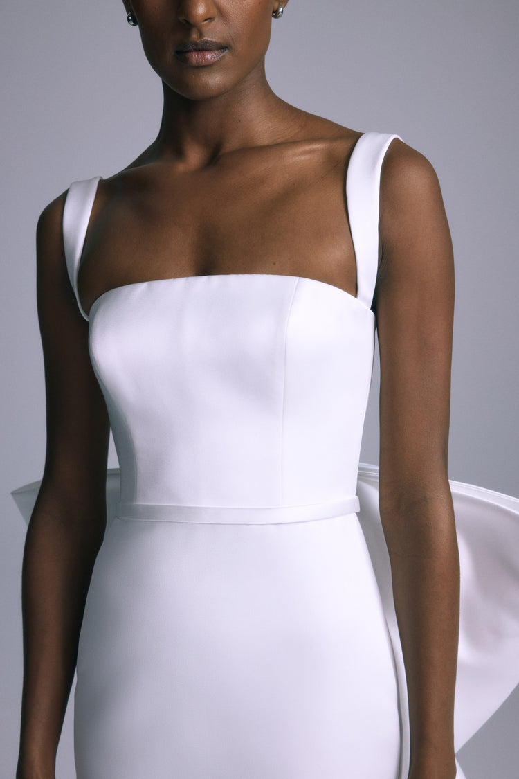 Anderson, dress from Collection Bridal by Amsale, Fabric: italian-double-duchess-satin