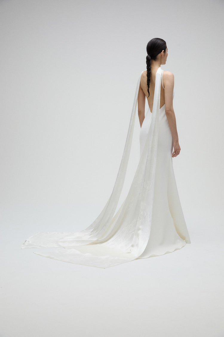 Eamon, dress from Collection Bridal by Amsale, Fabric: jacquard