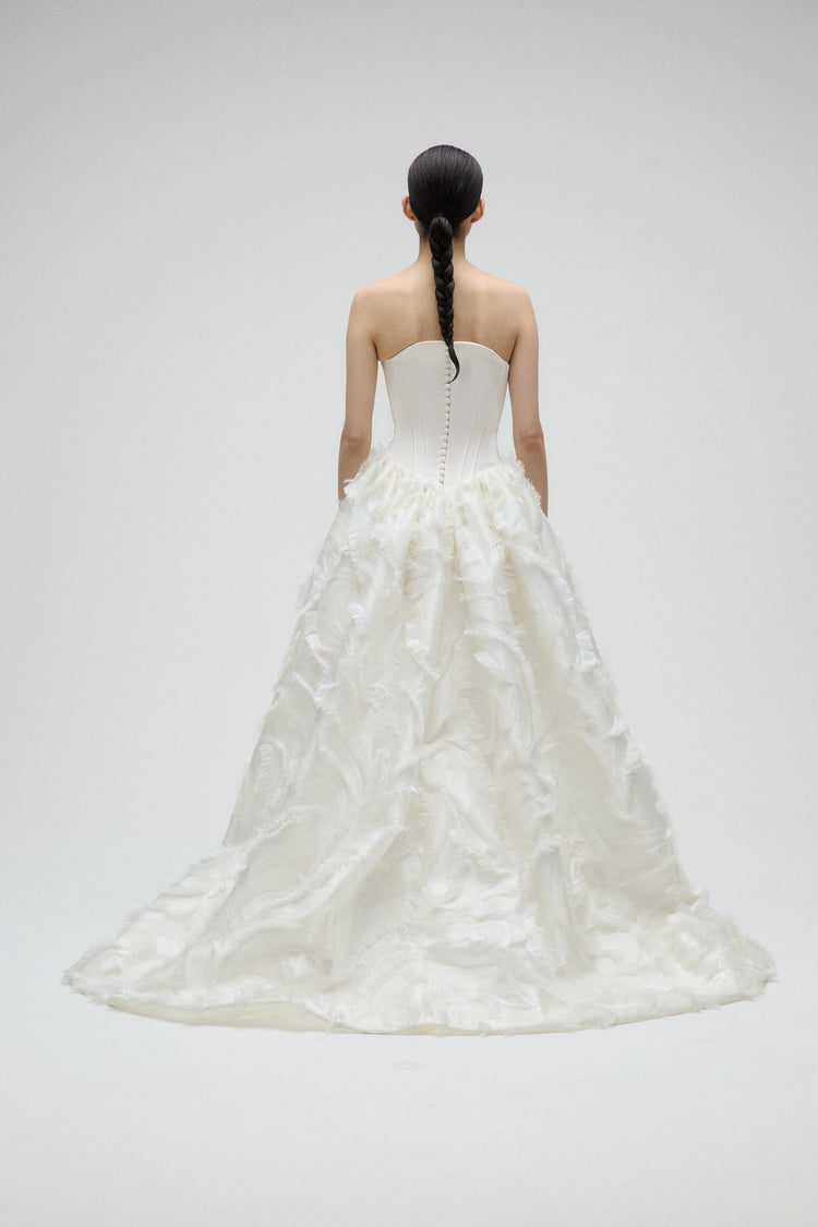Oleander, dress from Collection Bridal by Amsale, Fabric: double-duchess-satin