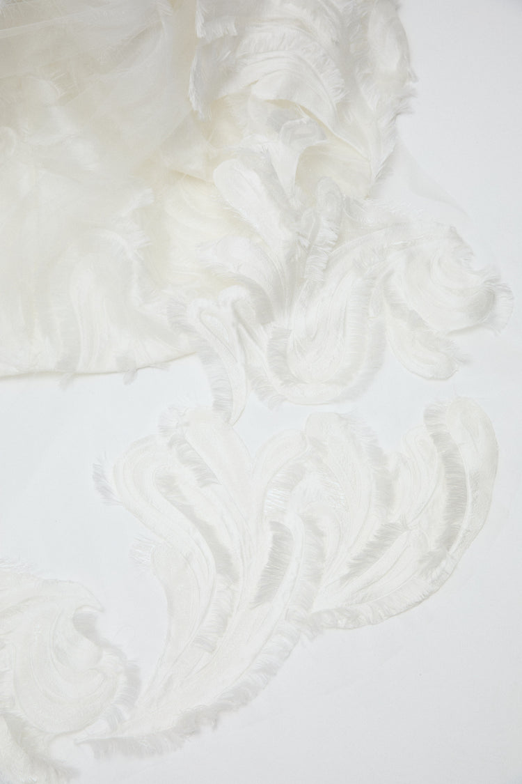 Oleander Veil, accessory from Collection Accessories by Amsale, Fabric: jacquard