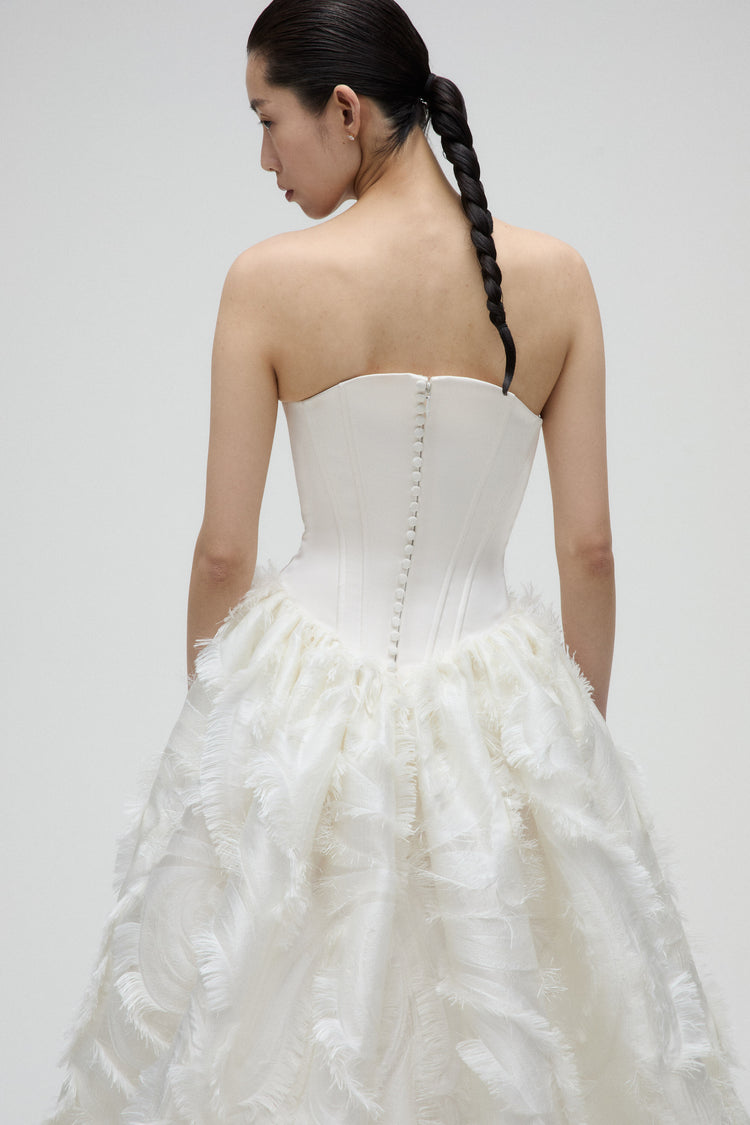 Oleander, dress from Collection Bridal by Amsale, Fabric: double-duchess-satin