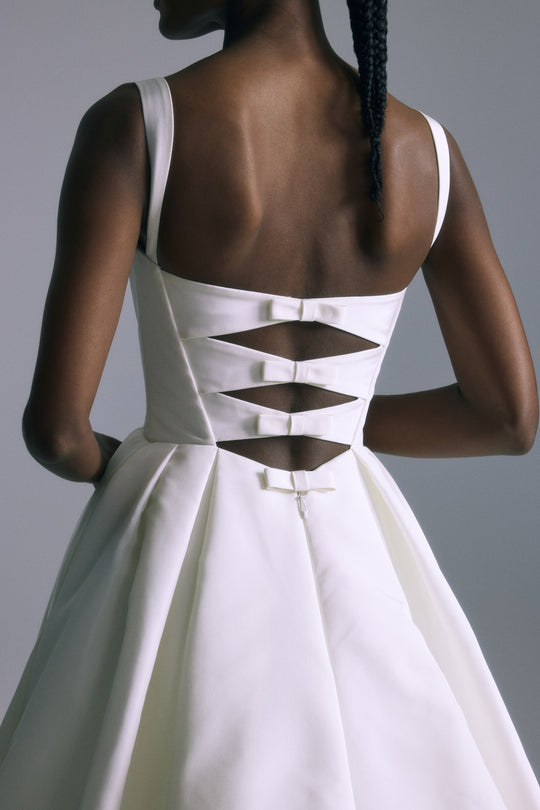 Waverly, $6,595, dress from Collection Bridal by Amsale, Fabric: silk-faille