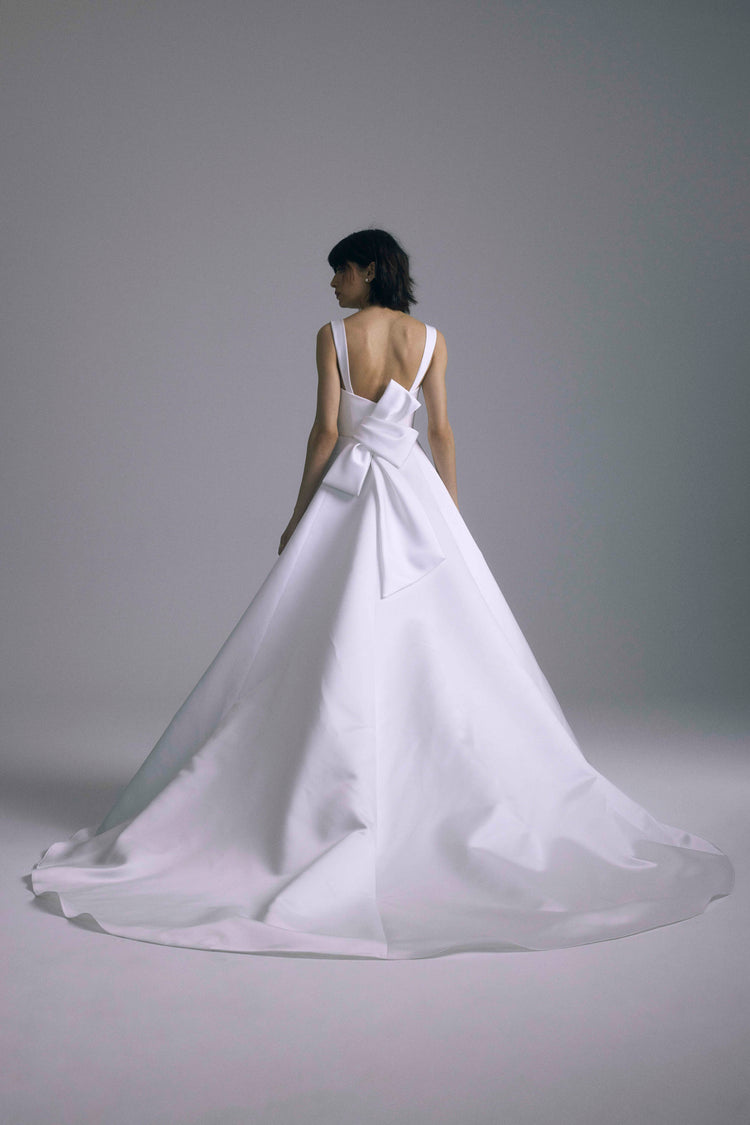 Helena, dress from Collection Bridal by Amsale, Fabric: italian-double-face-duchess-satin