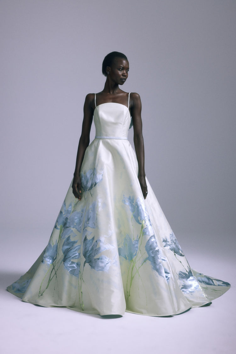Hyacinth, dress from Collection Bridal by Amsale, Fabric: jacquard