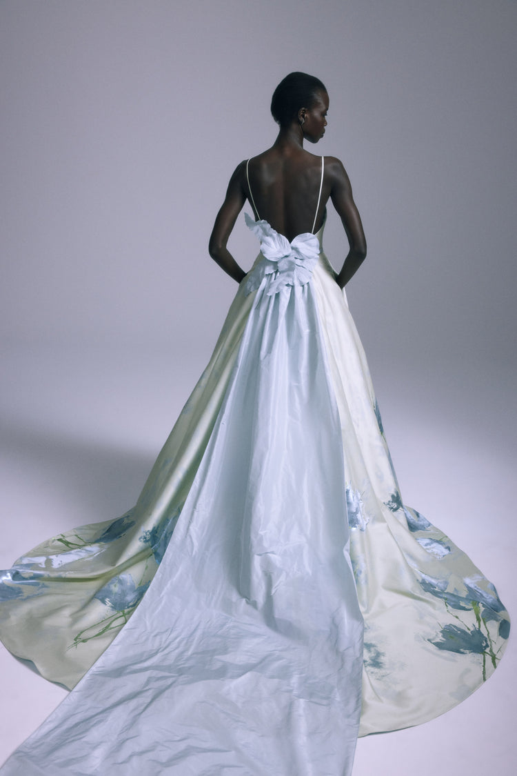 Hyacinth, dress from Collection Bridal by Amsale, Fabric: jacquard