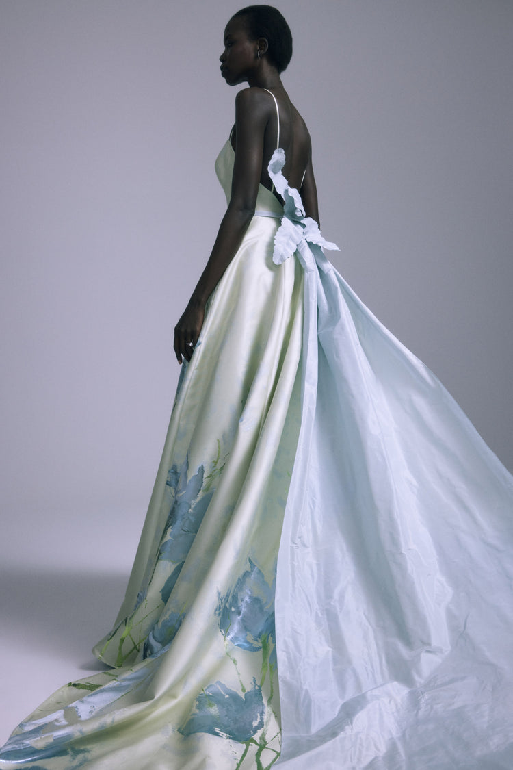 Hyacinth, dress from Collection Bridal by Amsale, Fabric: jacquard