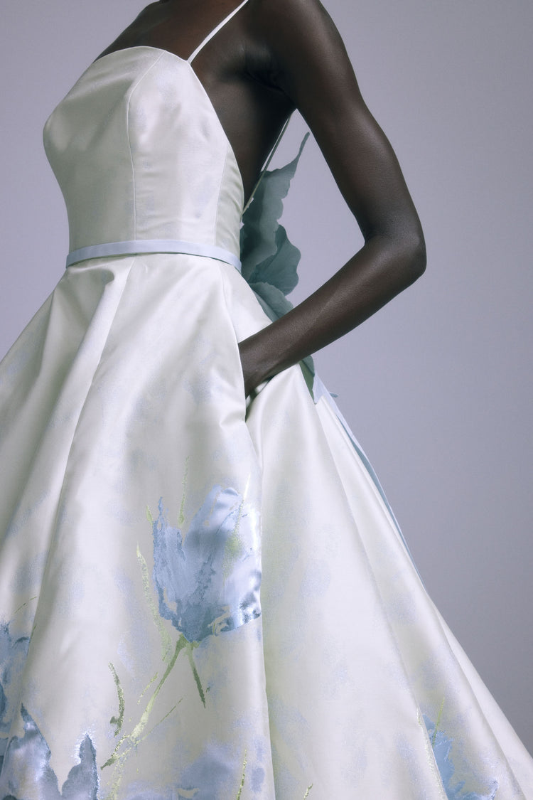 Hyacinth, dress from Collection Bridal by Amsale, Fabric: jacquard