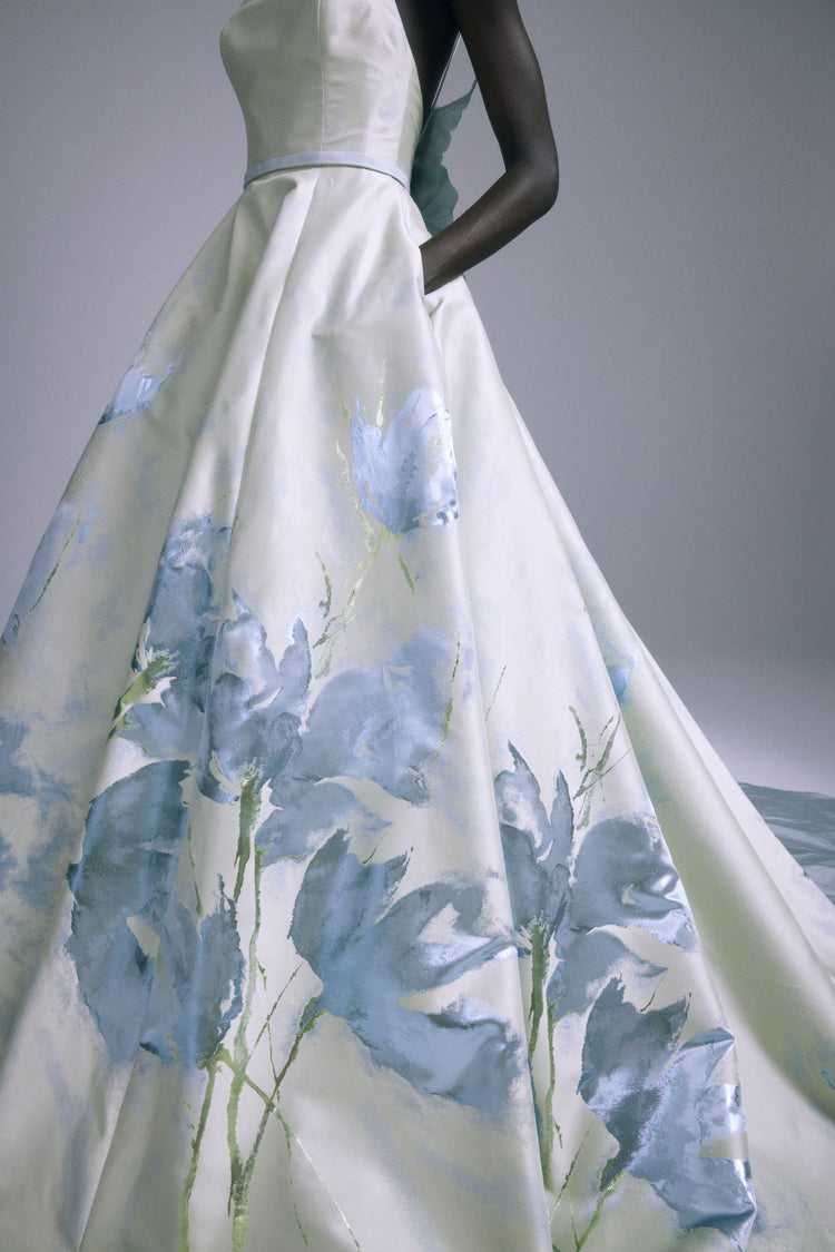 Hyacinth, dress from Collection Bridal by Amsale, Fabric: jacquard
