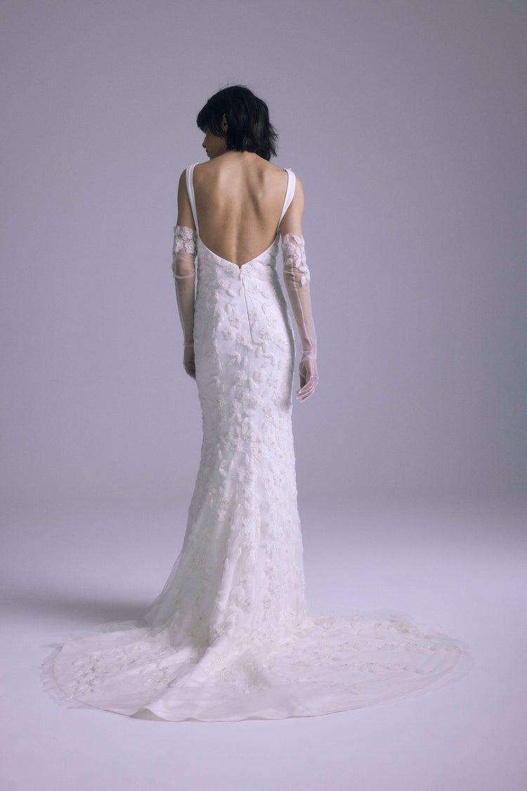 Julian, dress from Collection Bridal by Amsale, Fabric: embroidered-tulle