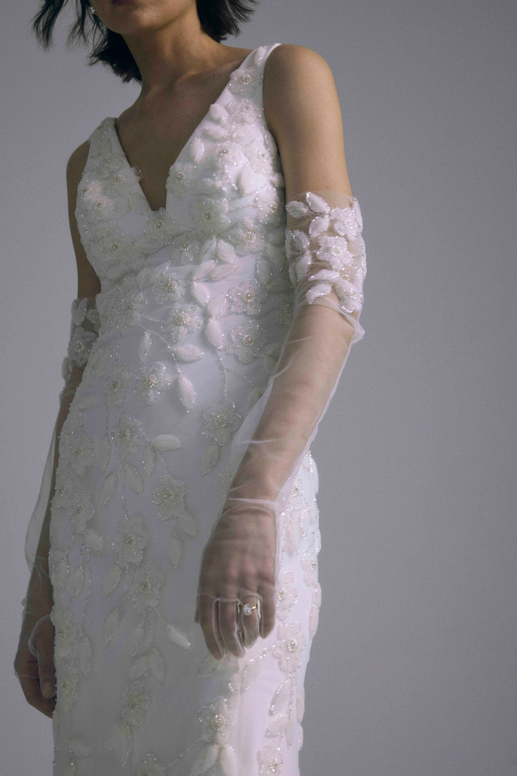 Julian, dress from Collection Bridal by Amsale, Fabric: embroidered-tulle