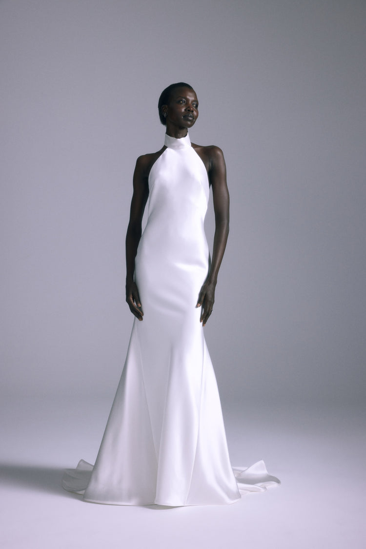 Mirai, dress from Collection Bridal by Amsale, Fabric: satin
