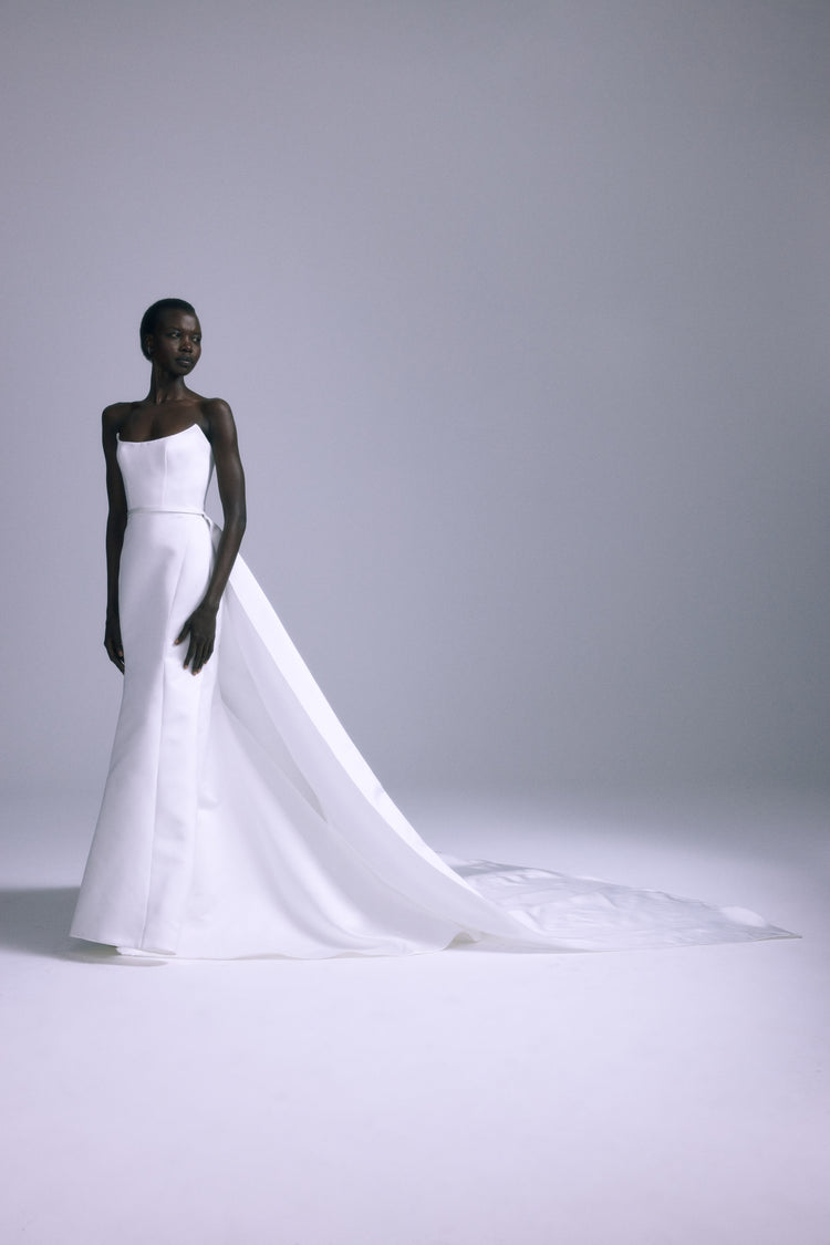 Tomi, dress from Collection Bridal by Amsale, Fabric: satin
