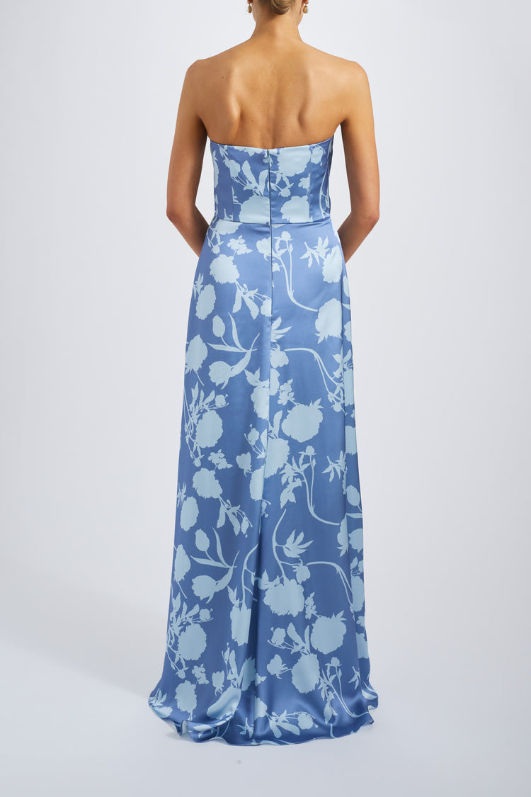 Cove, dress from Collection Bridesmaids by Amsale, Fabric: print-fluid-satin