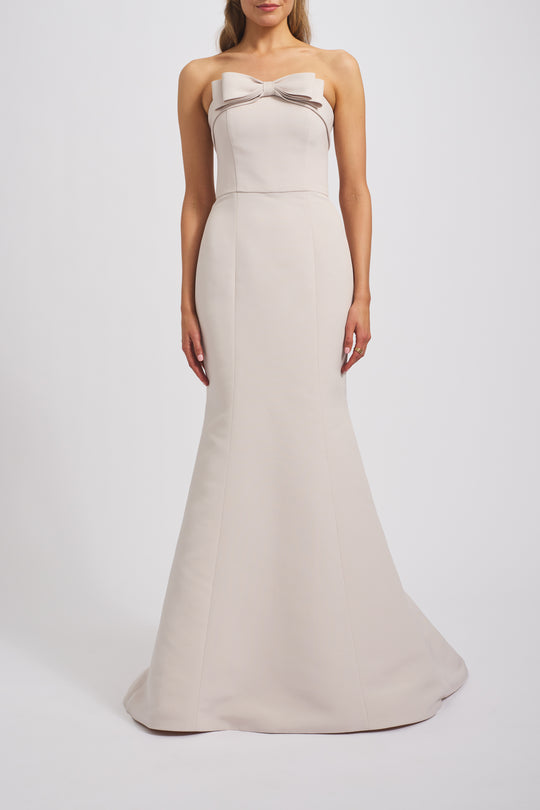 Delphine, $300, dress from Collection Bridesmaids by Amsale, Fabric: faille