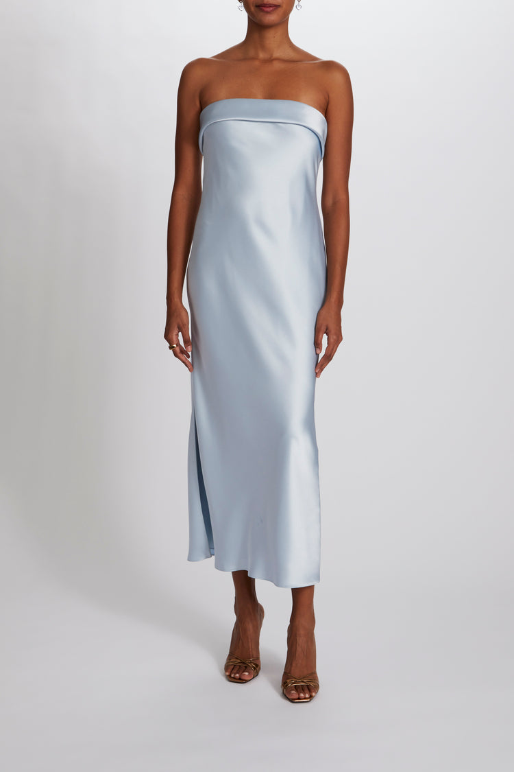 Faye, dress from Collection Bridesmaids by Amsale, Fabric: fluid-satin