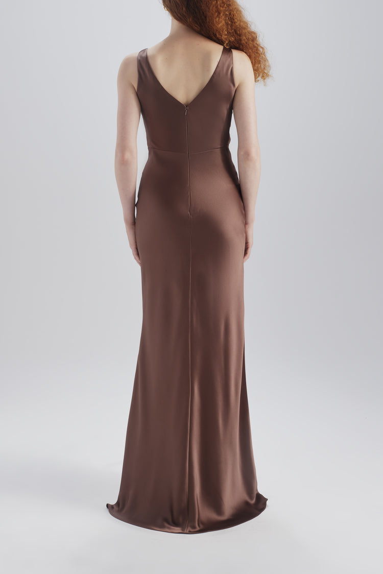 Judy, dress from Collection Bridesmaids by Amsale, Fabric: fluid-satin