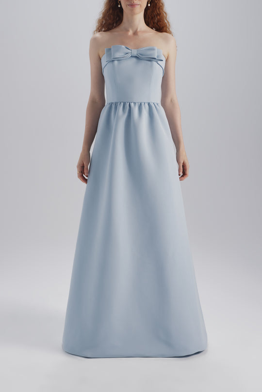 Kenley, $320, dress from Collection Bridesmaids by Amsale, Fabric: faille