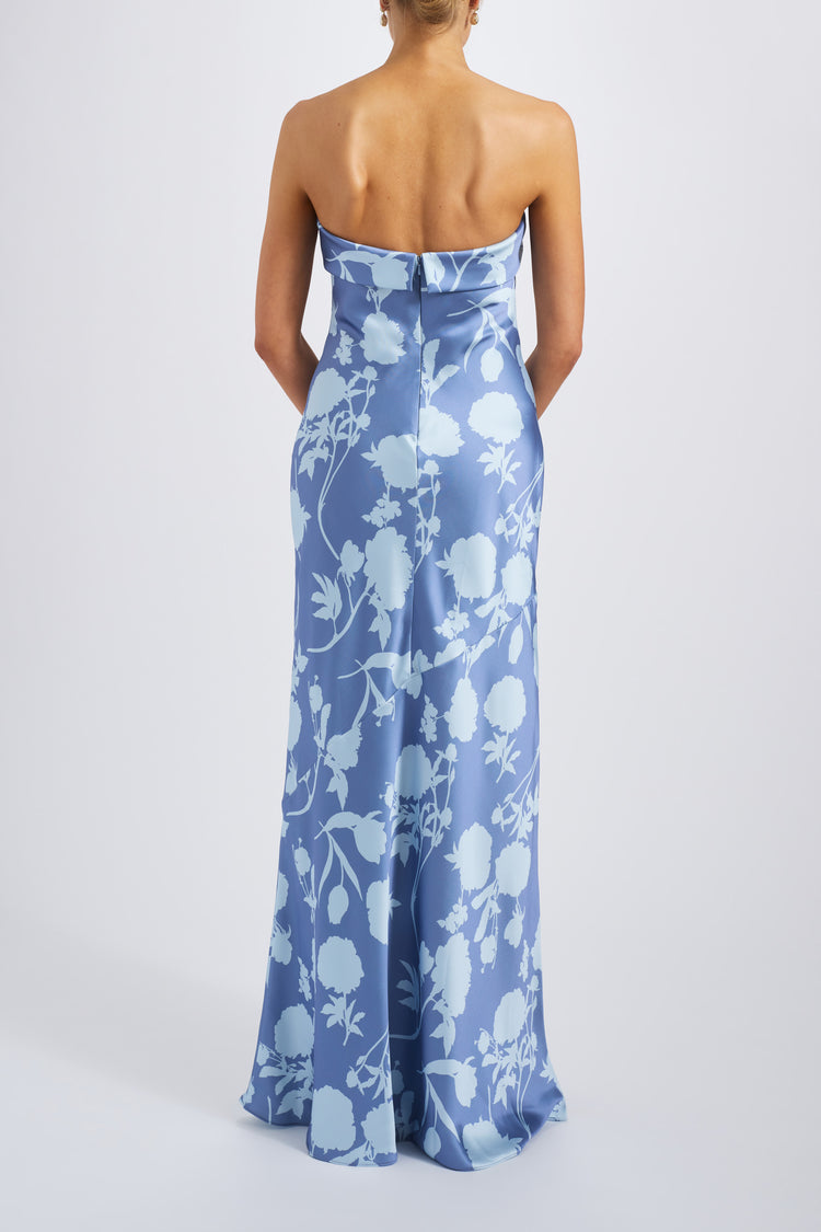 Landry, dress from Collection Bridesmaids by Amsale, Fabric: print-fluid-satin