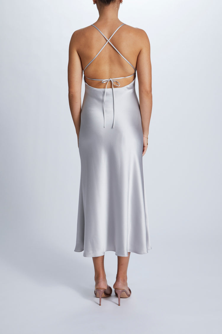 Maren, dress from Collection Bridesmaids by Amsale, Fabric: fluid-satin