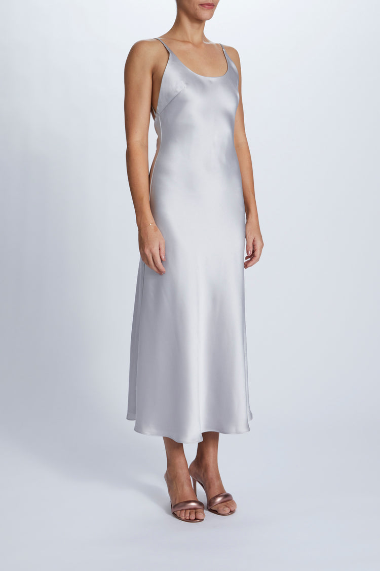 Maren, dress from Collection Bridesmaids by Amsale, Fabric: fluid-satin