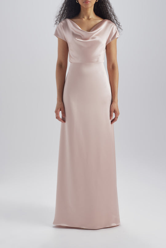 Marie, $300, dress from Collection Bridesmaids by Amsale, Fabric: fluid-satin